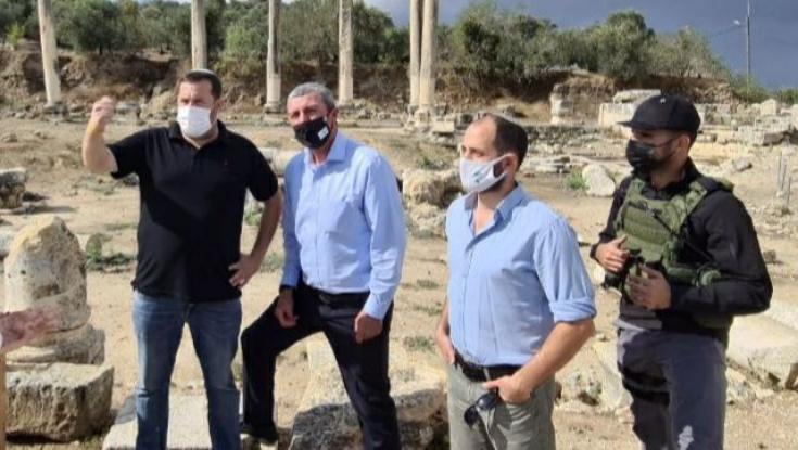 השר רפי פרץ בשומרון העתיקה: "אנחנו בעלי הבית כאן"