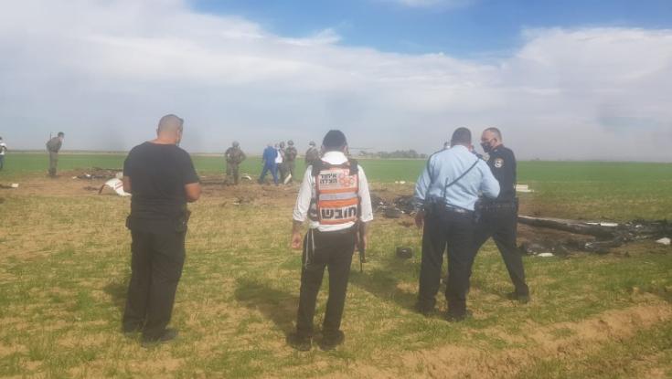 שני הרוגים בהתרסקות מטוס קל בנגב המערבי