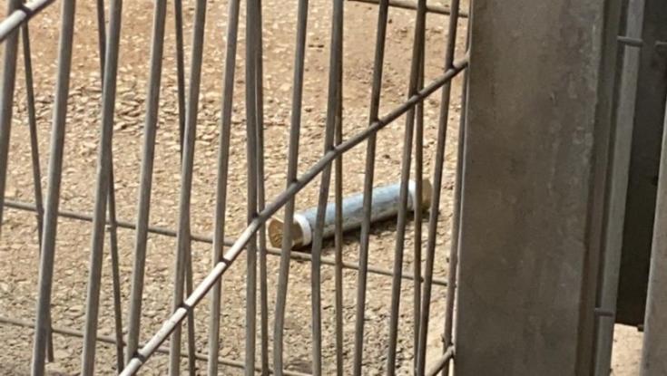 לוחמי מג"ב סיכלו השלכת מטען צינור לבית המשפט הצבאי בסאלם