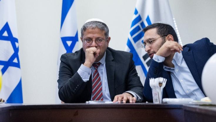 עיתונאי "הארץ" שאל את בן גביר על הפגנות השמאל - כך הוא הגיב