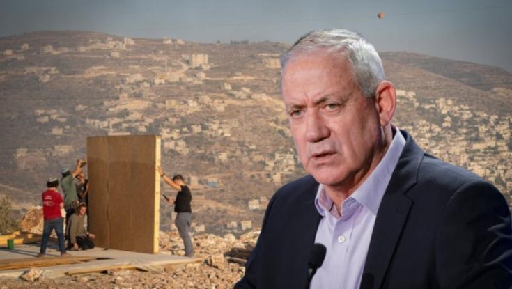 בני גנץ מגן על המתיישבים: "רובם המוחלט אנשים ערכיים"