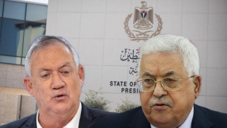 גנץ נפגש עם אבו מאזן בביתו: אישר הקדמת תשלומי מסים בשווי 100 מיליון שקלים