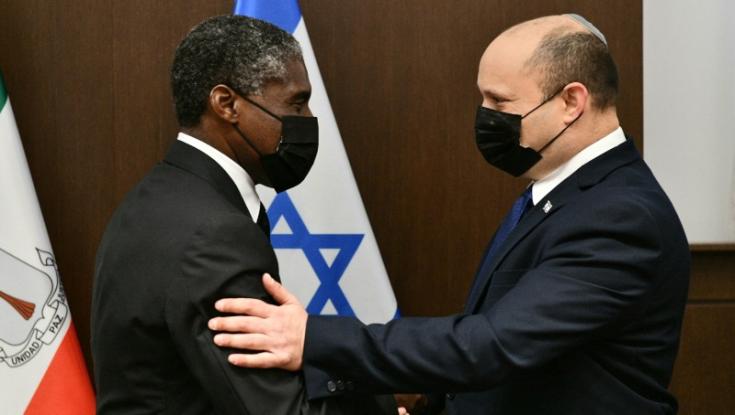 ראש הממשלה נפתלי בנט נפגש היום עם סגן נשיא גינאה המשוונית