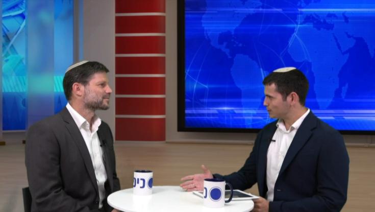 סמוטריץ' עונה לבן גביר באולפן כיפה: "גימיקים גם אני יודע לעשות"
