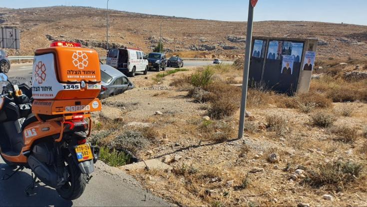 כוכב יעקב: שני פצועים קל בתאונת דרכים