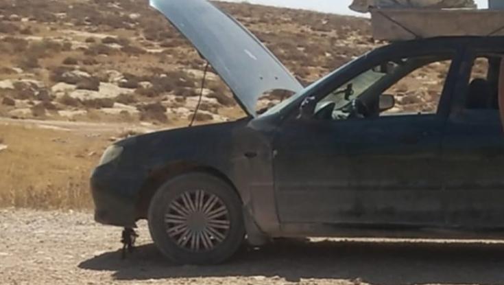 שוטרי תחנת חברון עצרו קטין בן 14 שנהג ברכב
