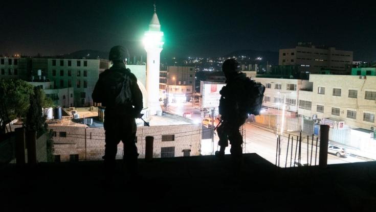 במהלך הלילה: ירי מרכב חולף בשומרון - לוחמי צה"ל הגיבו