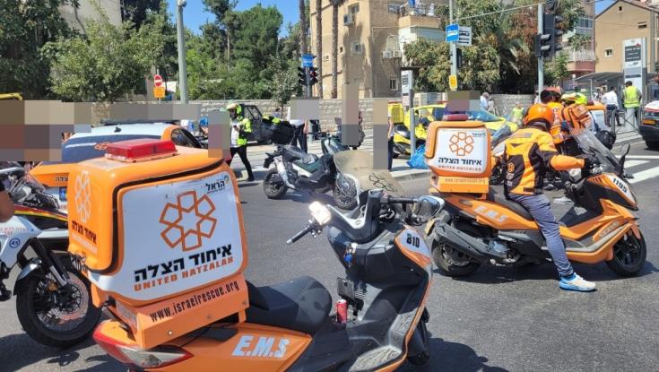 ירושלים: הולכת רגל נפגעה מרכב - מצבה בינוני