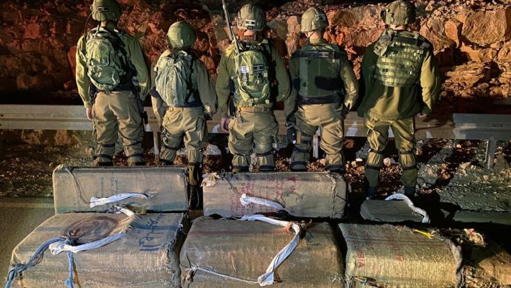 הנתונים נחשפים: כוחות הביטחון סיכלו הברחת סמים בשווי 135 מיליון שקלים