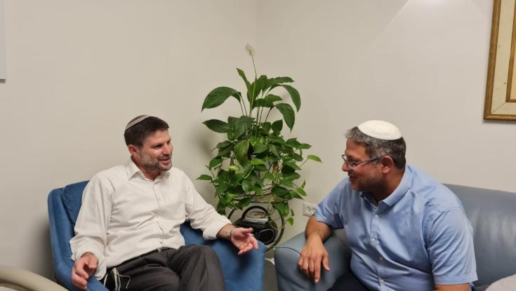 הפסקת אש: סמוטריץ' ובן גביר נפגשו