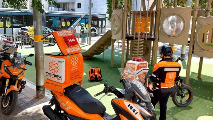 חולון: ילדה בת 8 נפצעה בגן משחקים