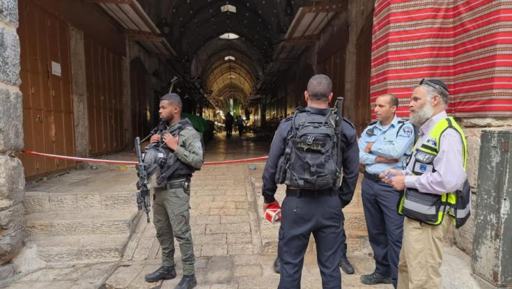 השוטרים הגיבו תוך שניות: ניסיון פיגוע בעיר העתיקה