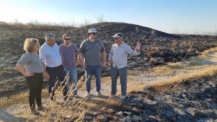 אחרי שריפת הענק: סיוע מיידי לשיקום הגן הלאומי תל גזר