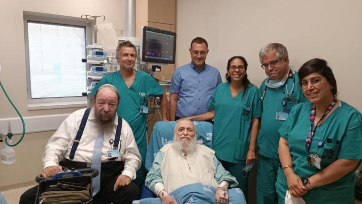 בגיל 89: הרב דרוקמן עבר בהצלחה טיפול רפואי