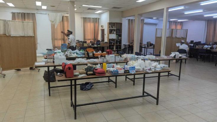 בית הכנסת הוסב לטיפול בפצועים: "אחד המטופלים נפטר והמתפללים במקום אמרו עליו קדיש"