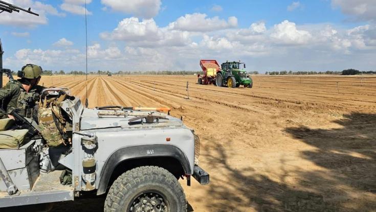 חיים חדשים: החלה זריעת תפוחי האדמה בשדות לב הנגב