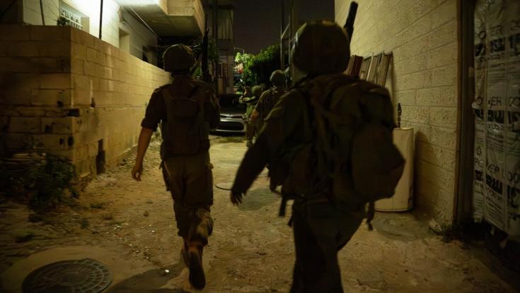 פשיטה נרחבת באיו"ש: לוחם נפצע בינוני בפעולה בשכם