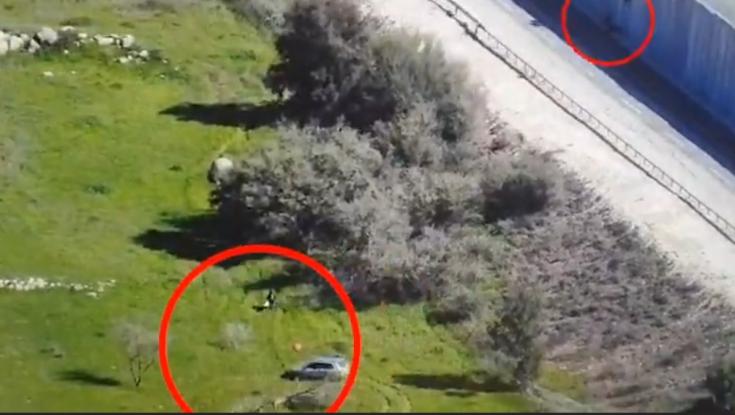 באמצעות סולמות וחבלים: שב"חים חצו את גדר המערכת - צפו בתיעוד