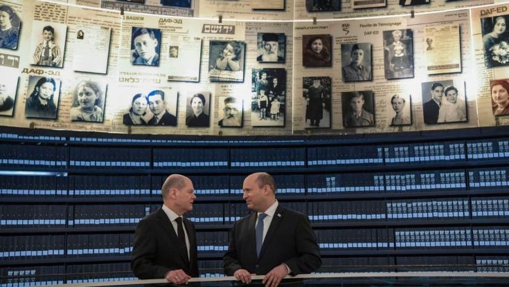 בנט וקנצלר גרמניה ביד ושם: "מתוך הפצע בנינו יחסים משמעותיים ואיתנים"