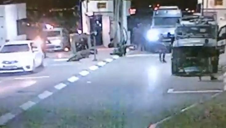 יוצא מהרכב, יורה ונמלט רגלית: תיעוד דרמטי מהפיגוע במחסום שועפאט