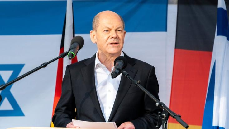 ברקע הלחימה: קנצלר גרמניה שולץ יבקר בישראל ביום רביעי