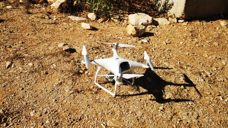 כוחות צה"ל הפילו רחפן של חיזבאללה בגבול לבנון