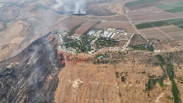 השריפה בגולן: הושגה שליטה על האש, 2,000 דונם נשרפו