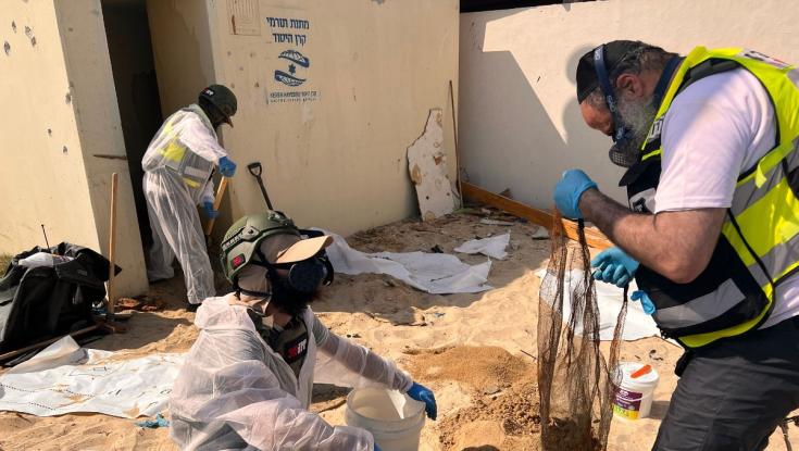 24 ימים אחרי המתקפה: חלקי גופות אותרו בחוף זיקים