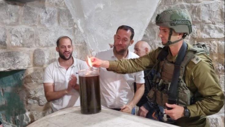 בצל הפיגועים: התקיימה כניסת חג הסוכות לקבר יוסף