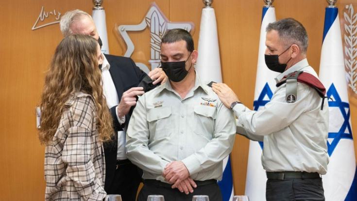 דרגות אלוף הוענקו לערן ניב לקראת כניסה לתפקידו החדש