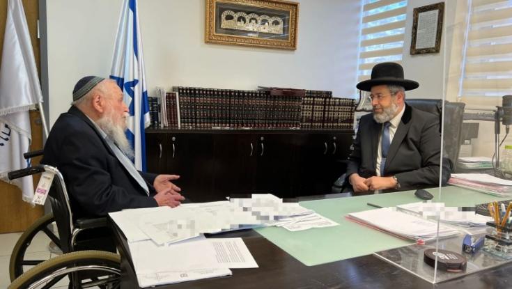 סערת מתווה הגיור | הרב דוד לאו והרב חיים דרוקמן נפגשו