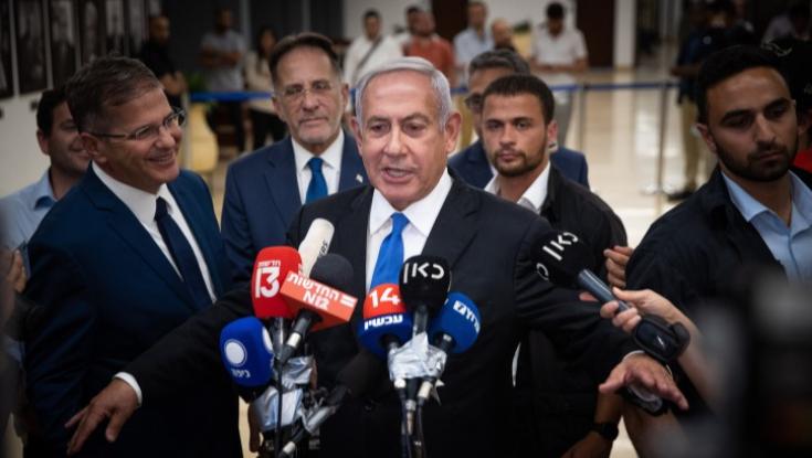 פיזור הכנסת | נתניהו: "מבטיח עתיד ורוד, לא נשב עם עבאס"