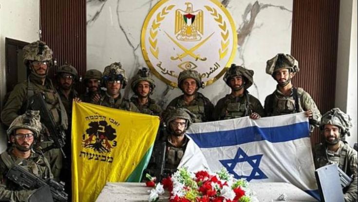 התמונות ההיסטוריות של לוחמי גולני מתוך בנייני השלטון של חמאס