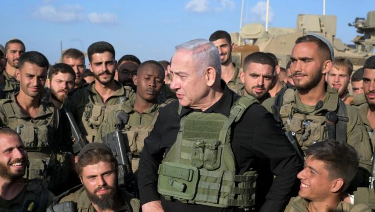 נתניהו נפגש עם לוחמי גולני: "הולכים לנצח בכל העוצמה"