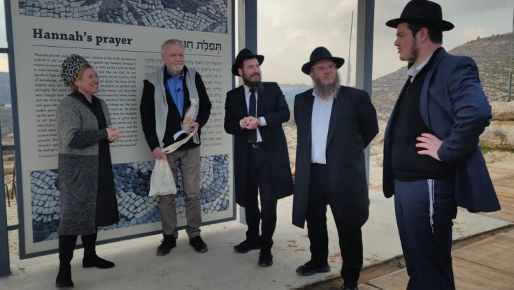 השחקן ההוליוודי בסיור בשילה הקדומה: "זהו מעמד עליון ונשגב"