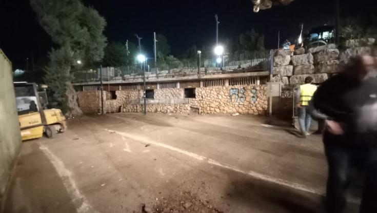 לקראת ל"ג בעומר ההסדרה במירון נמשכת: מטבח טדגי נהרס