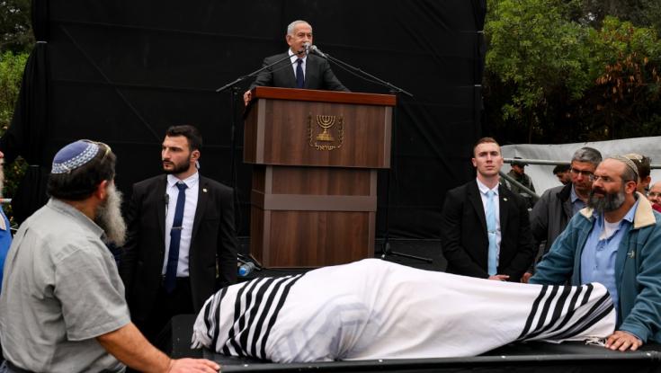 נתניהו בלוויית הרב דרוקמן: "חי חיי נצח, היה איש של אחדות"
