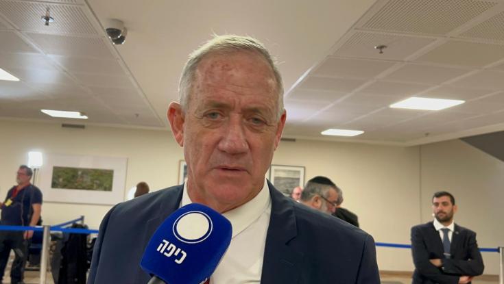 גנץ מזהיר: "הצעדים של הממשלה יובילו להסלמה ביו"ש"