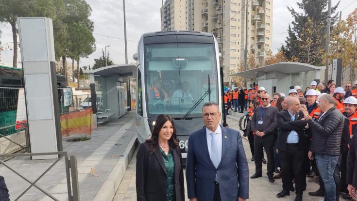 בשורה לירושלמים: הקו האדום של הרכבת הקלה יוצא לדרך