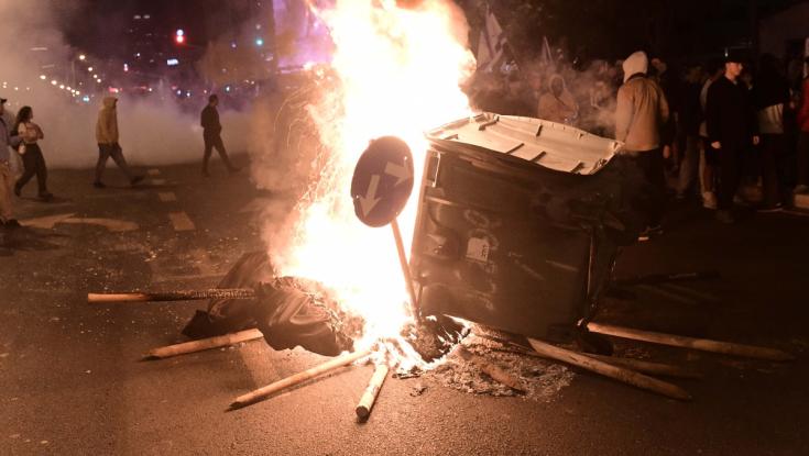 למרות הצהרתו של נתניהו: הפגנות ועימותים ברחבי הארץ