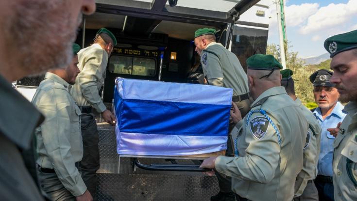 הלוחם אסיל סועאד שנהרג בפיגוע במחסום שועפט מובא למנוחות
