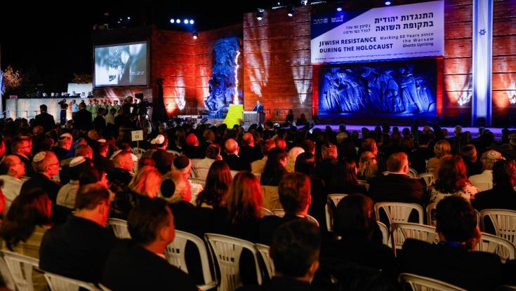 הנשיא הרצוג ביד ושם: "להשאיר את הימים הקדושים האלה מעל לכל מחלוקת"