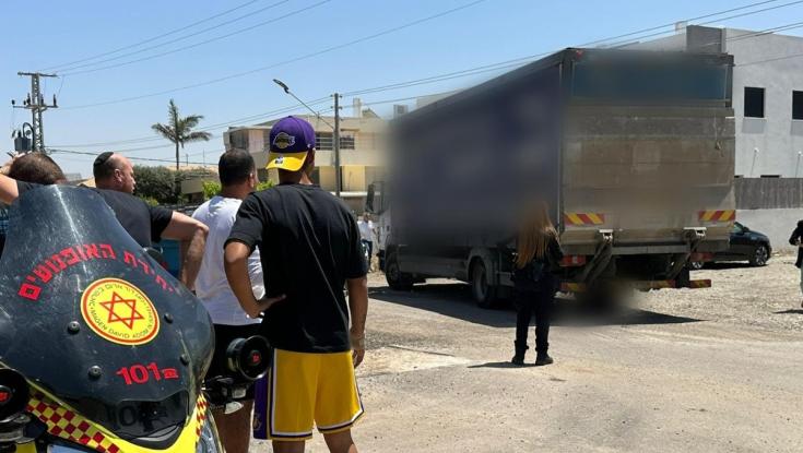 טרגדיה בשפלה: ילד בן 7 נדרס למוות על ידי משאית