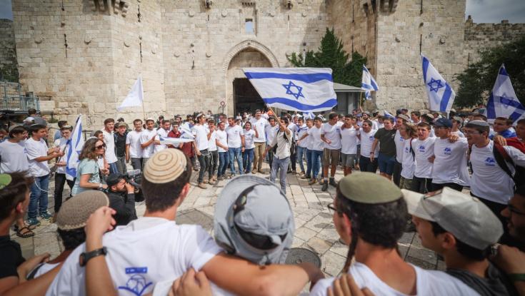 חוגגים 56 לאיחוד ירושלים: ריקוד הדגלים יצא לדרך