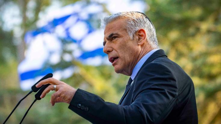 לפיד בטקס לזכר בן גוריון: הממשלה שנבחרה רוצה להרוס את הדמוקרטיה