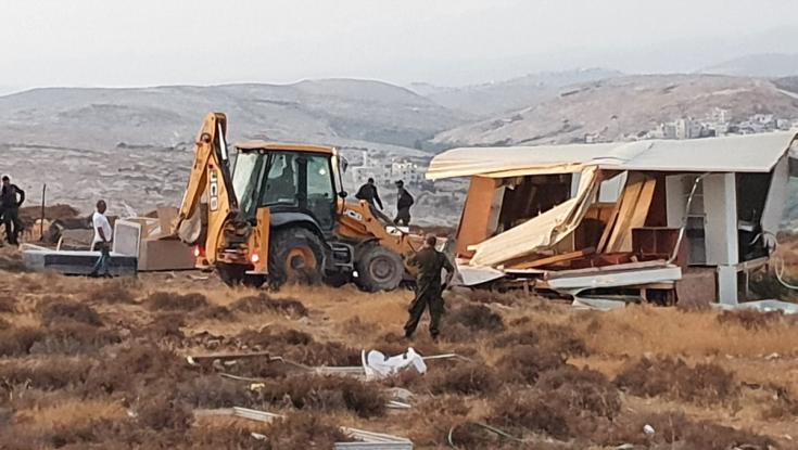 "פרצו לנו לחדר שינה": פינוי אלים ברמת מגרון