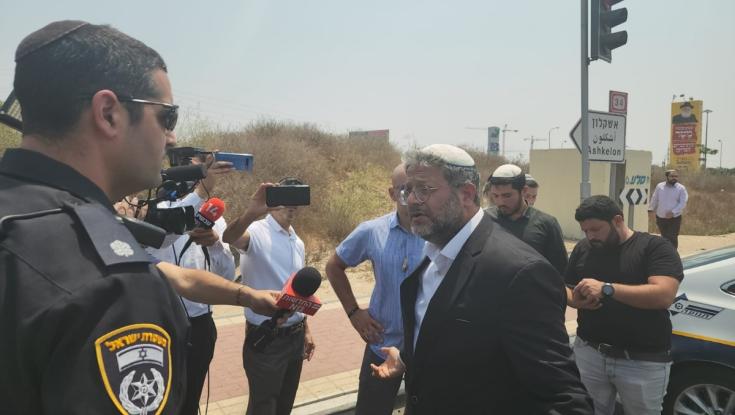 "צריך לכסח להם את הצורה": בן גביר הגיע לביקור בעוטף ונחסם