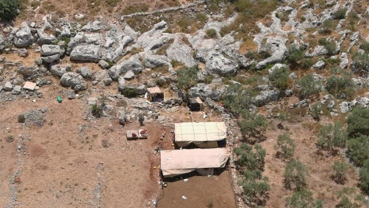 לאחר לחץ המתיישבים: פונה מאחז פלשתיני בלתי חוקי בשומרון