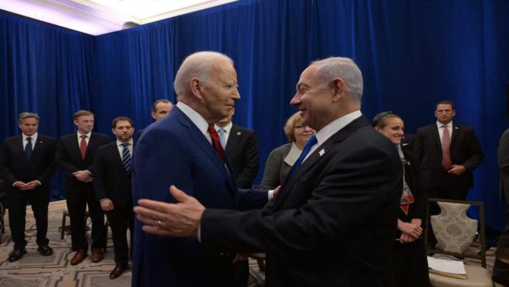 ביידן יוצא להגנת נתניהו: "מה שקורה בעזה אינו רצח עם"