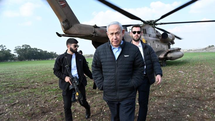 נתניהו בסיור בשומרון: "האחריות לגורלו של אברה רובצת על חמאס"